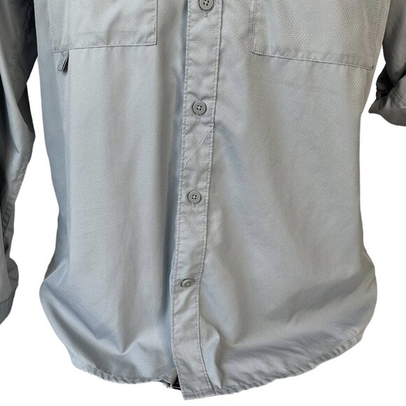 Field & Stream Mens Outdoor Fishing Hunting Shirt Gray Vented Size Small - Picture 4 of 8